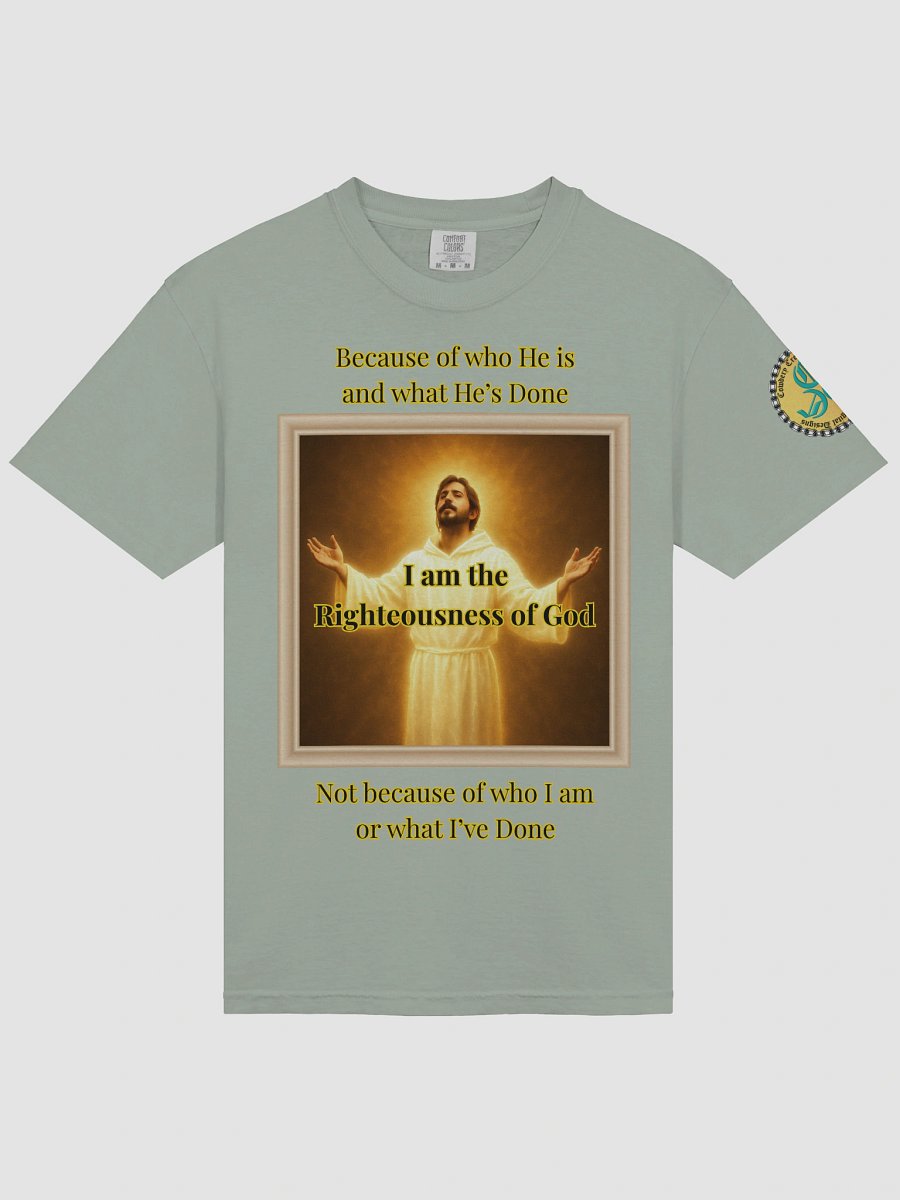 I am the Righteousness of God (Male) Comfort Colors Garment-Dyed Heavyweight T-Shirt Colors (4) product image (3)