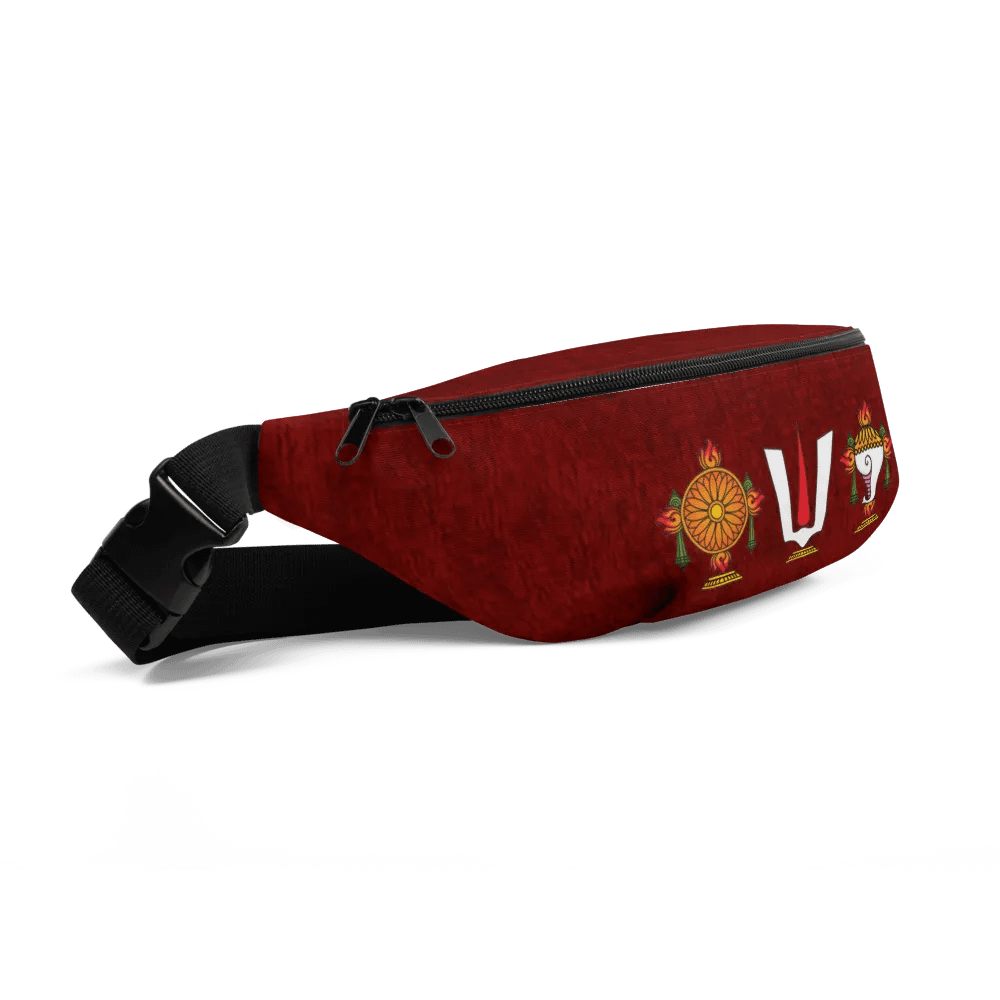 All-Over Print Fanny Pack ( Sankh Chakra Tilak ) product image (7)