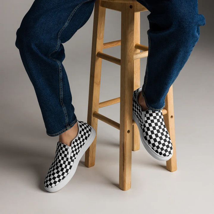 Men's Checkered Shoes product image (1)