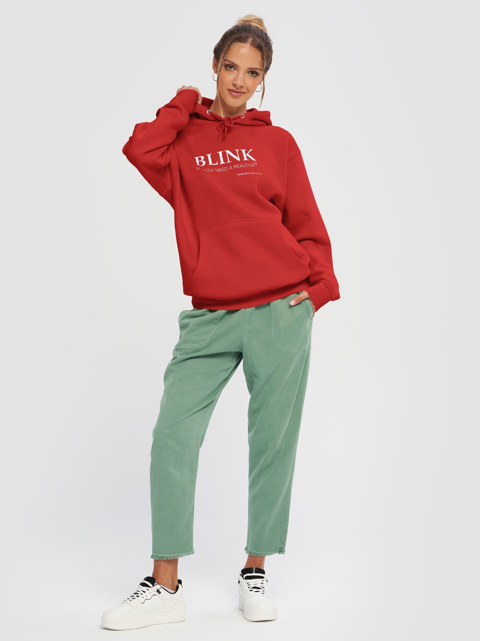 BLINK red Unisex Premium Hoodie product image (5)