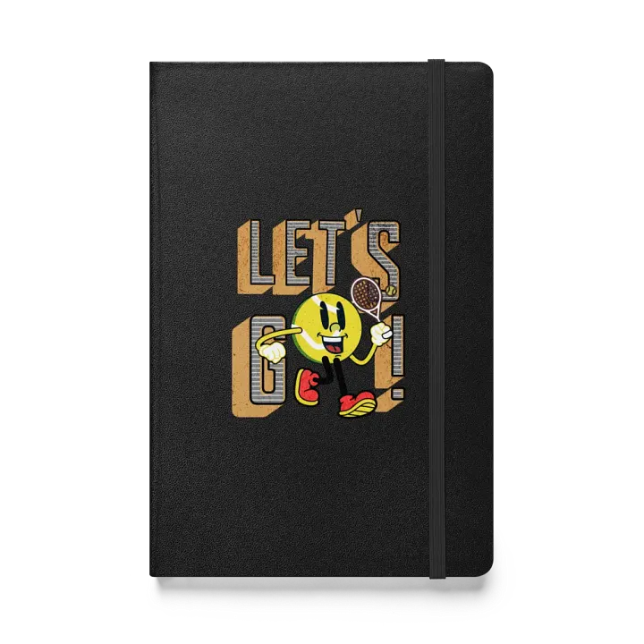 Lets Go Mascot Tennis Ball Hardcover Notebook product image (1)