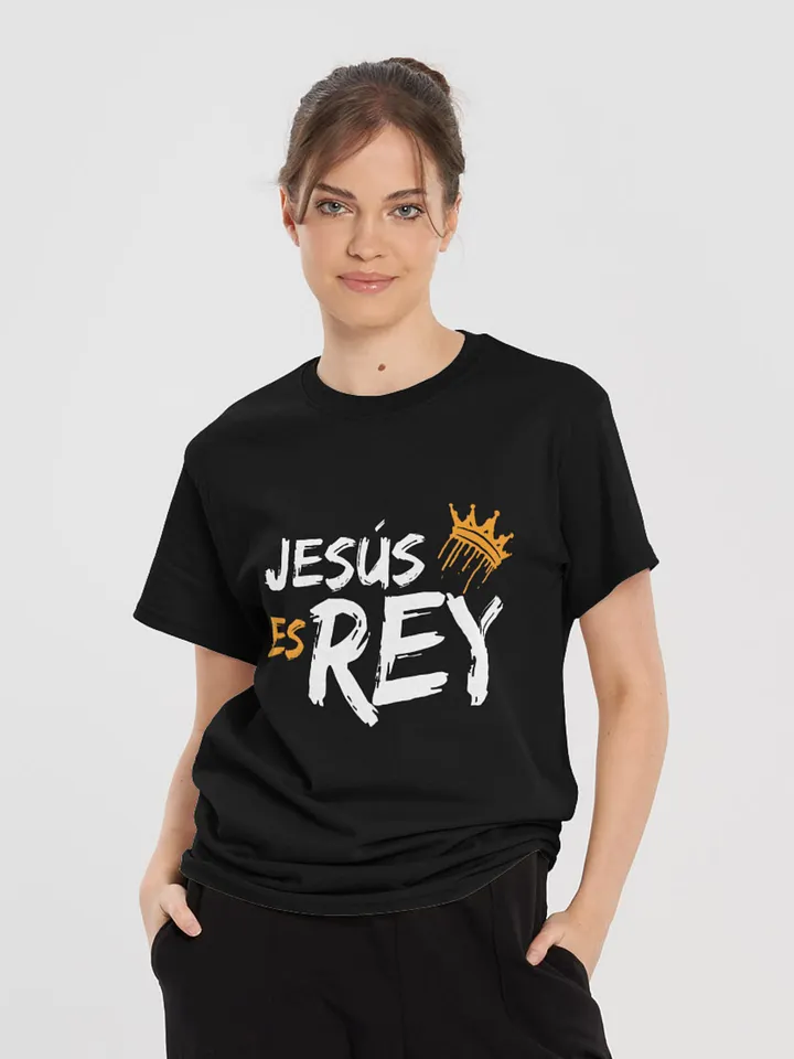 Camiseta Unisex Manga Corta | Jesús es Rey product image (2)