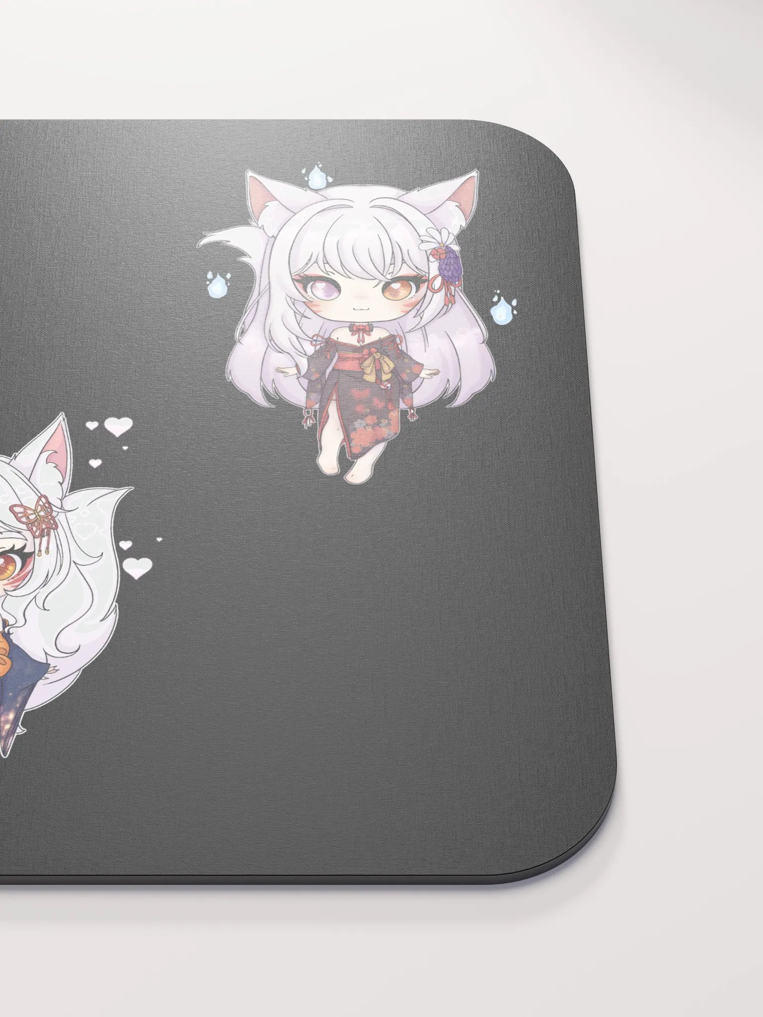 Chibi Fox Trio Mouse Pad product image (5)