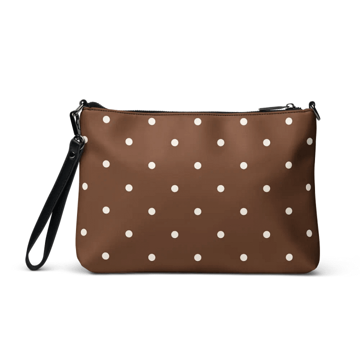Brown with Cream Dots Crossbody Bag product image (1)