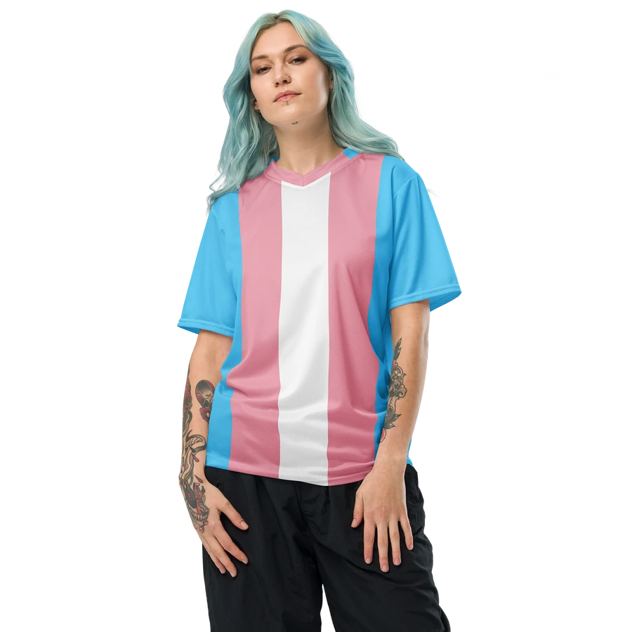 Trans Pride Flag - All-Over Print Jersey product image (3)