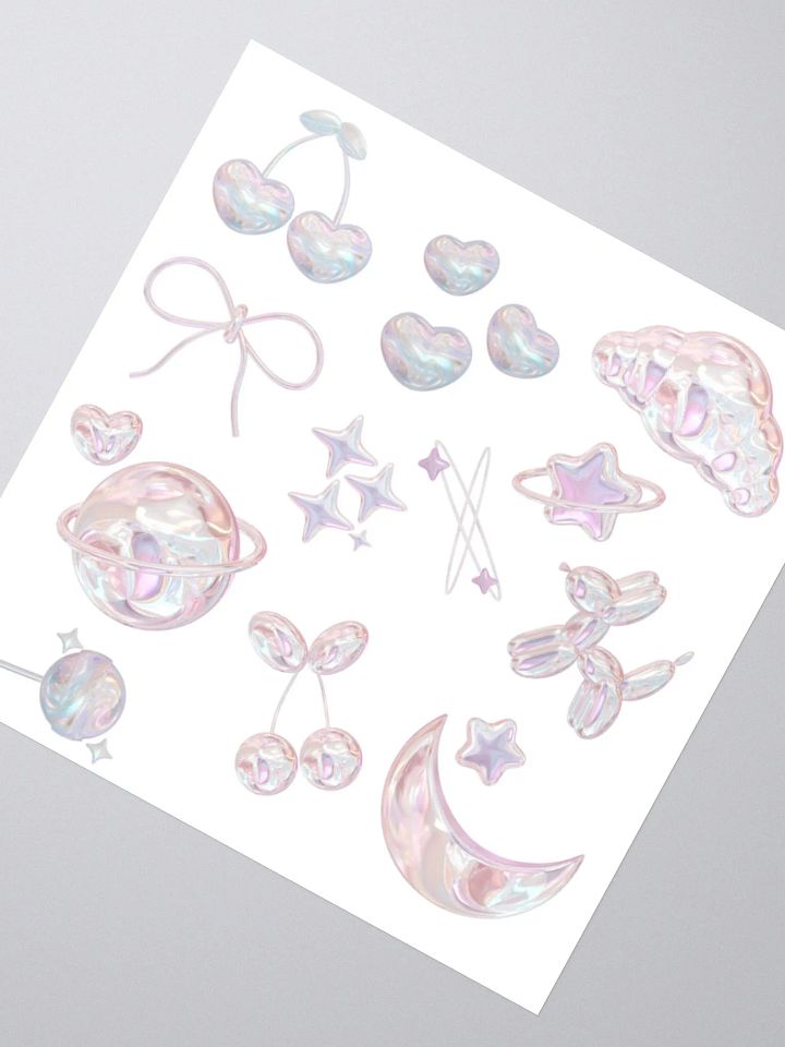Iridescent Dreams Kiss Cut Stickers product image (6)