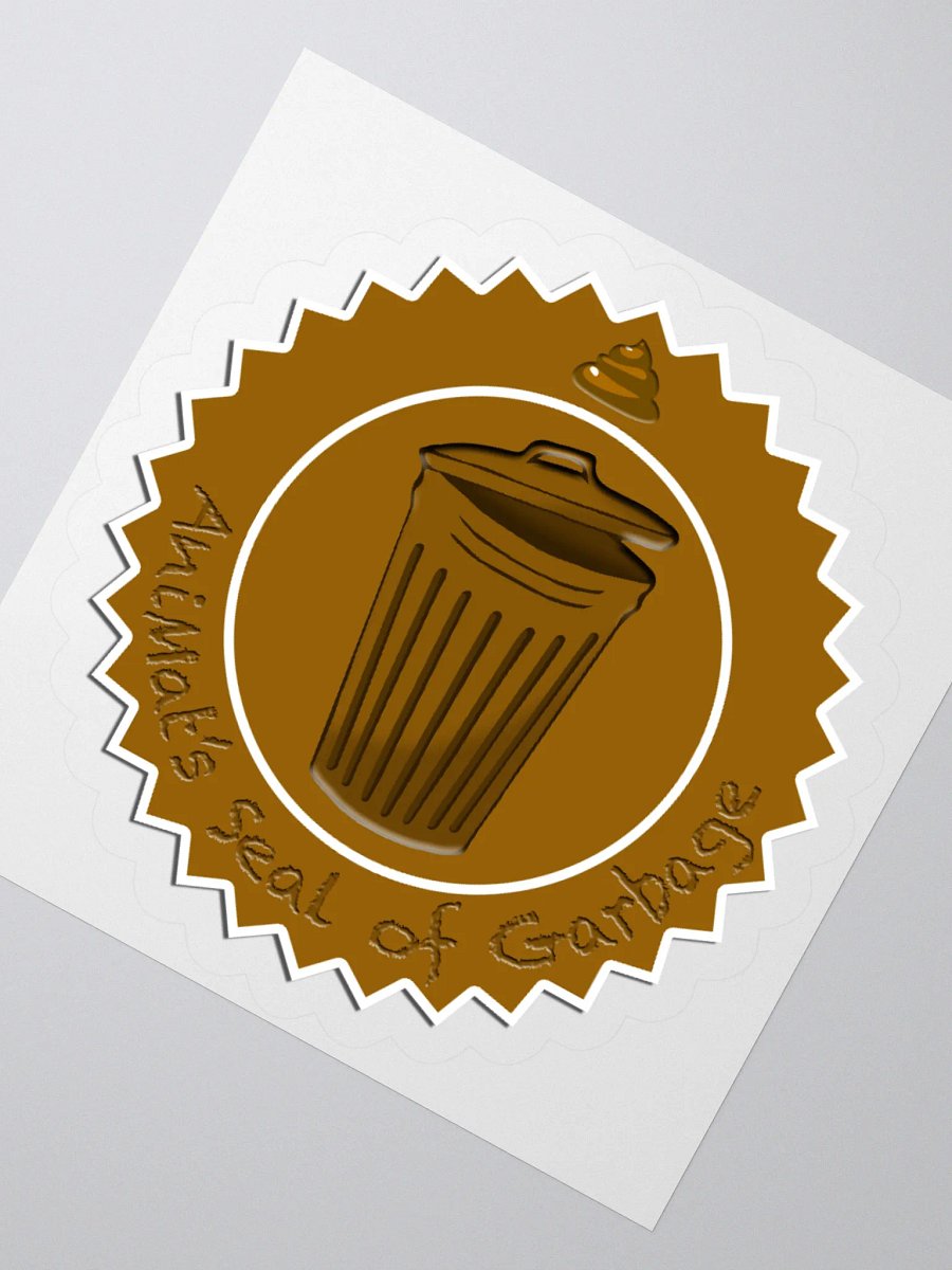 AniMat's Seal of Garbage (Sticker) product image (2)