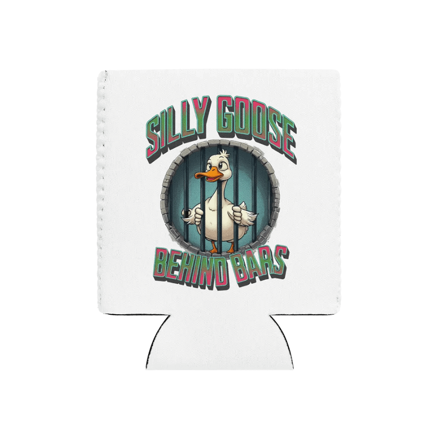 Silly Goose Behind Bars Can Cooler product image (1)