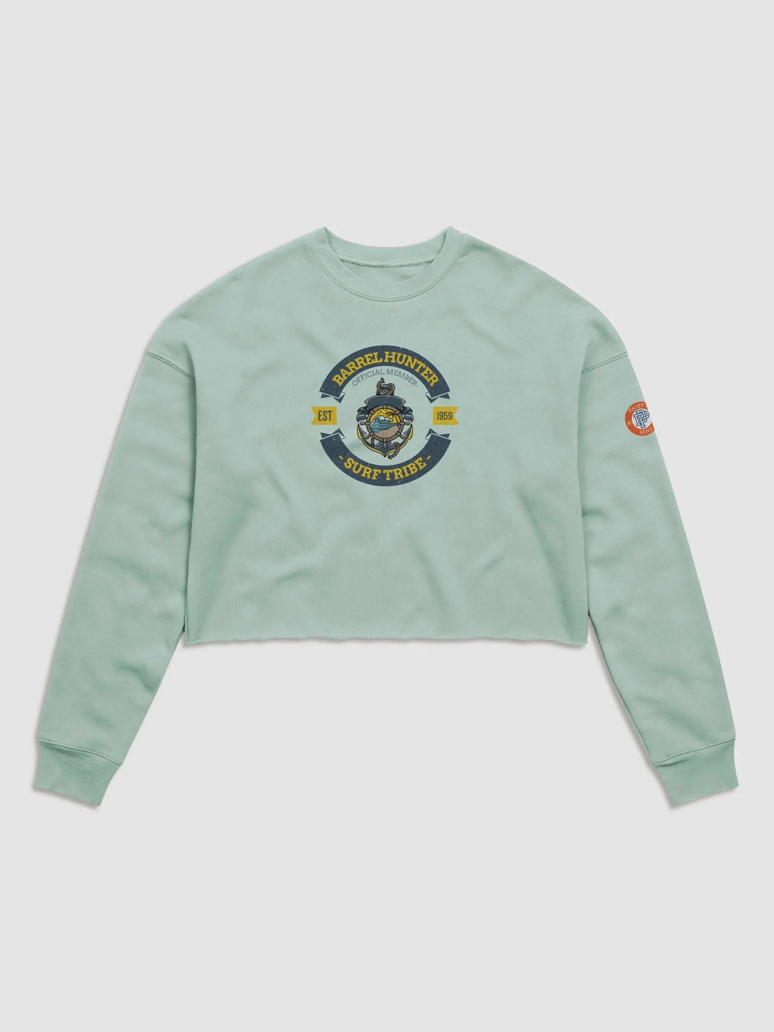 Barrel Hunter Surf Tribe Women's Cropped Sweatshirt product image (1)