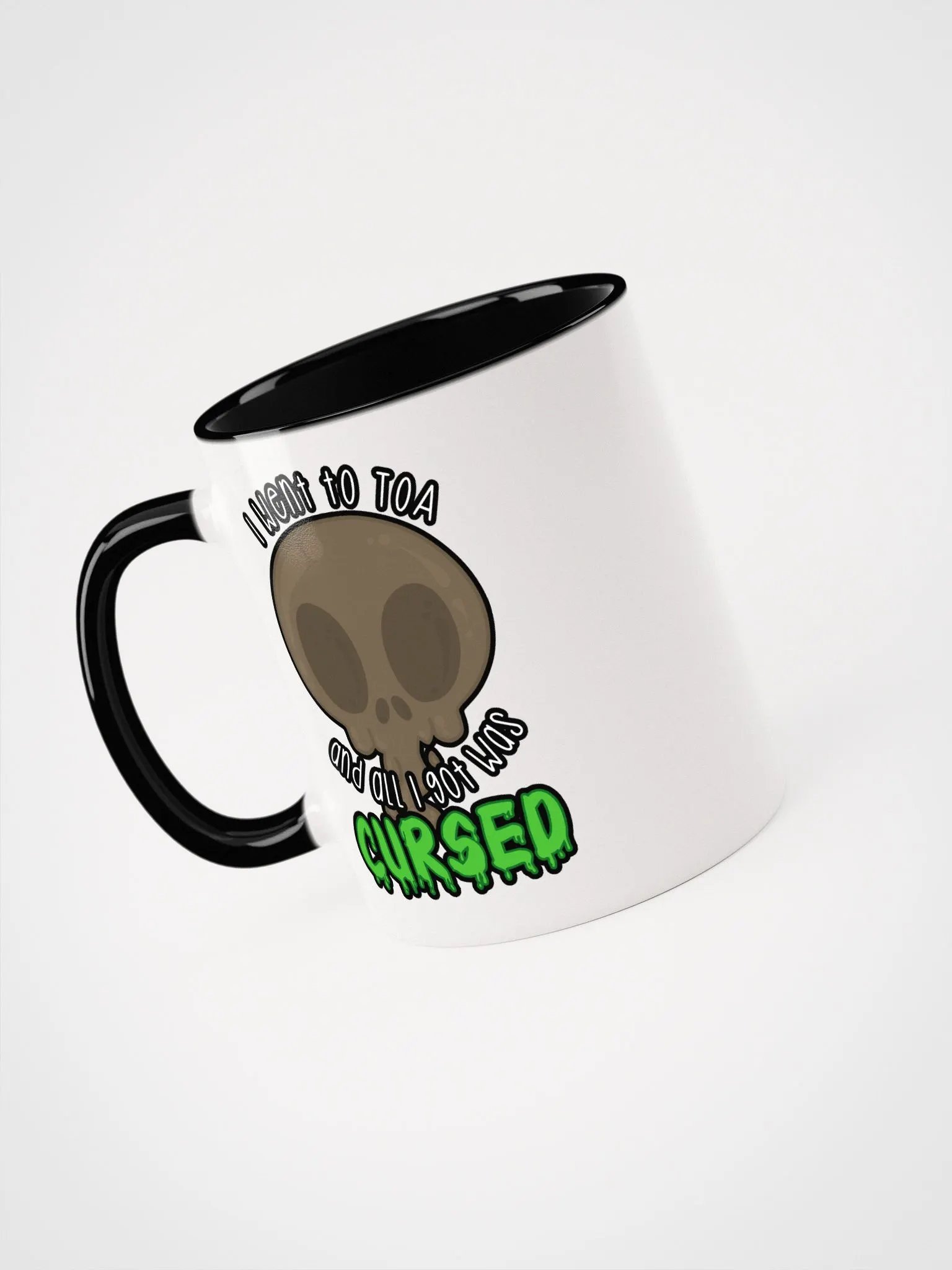 All I Got Was Cursed - Warrior - Ceramic Mug w/Color product image (3)
