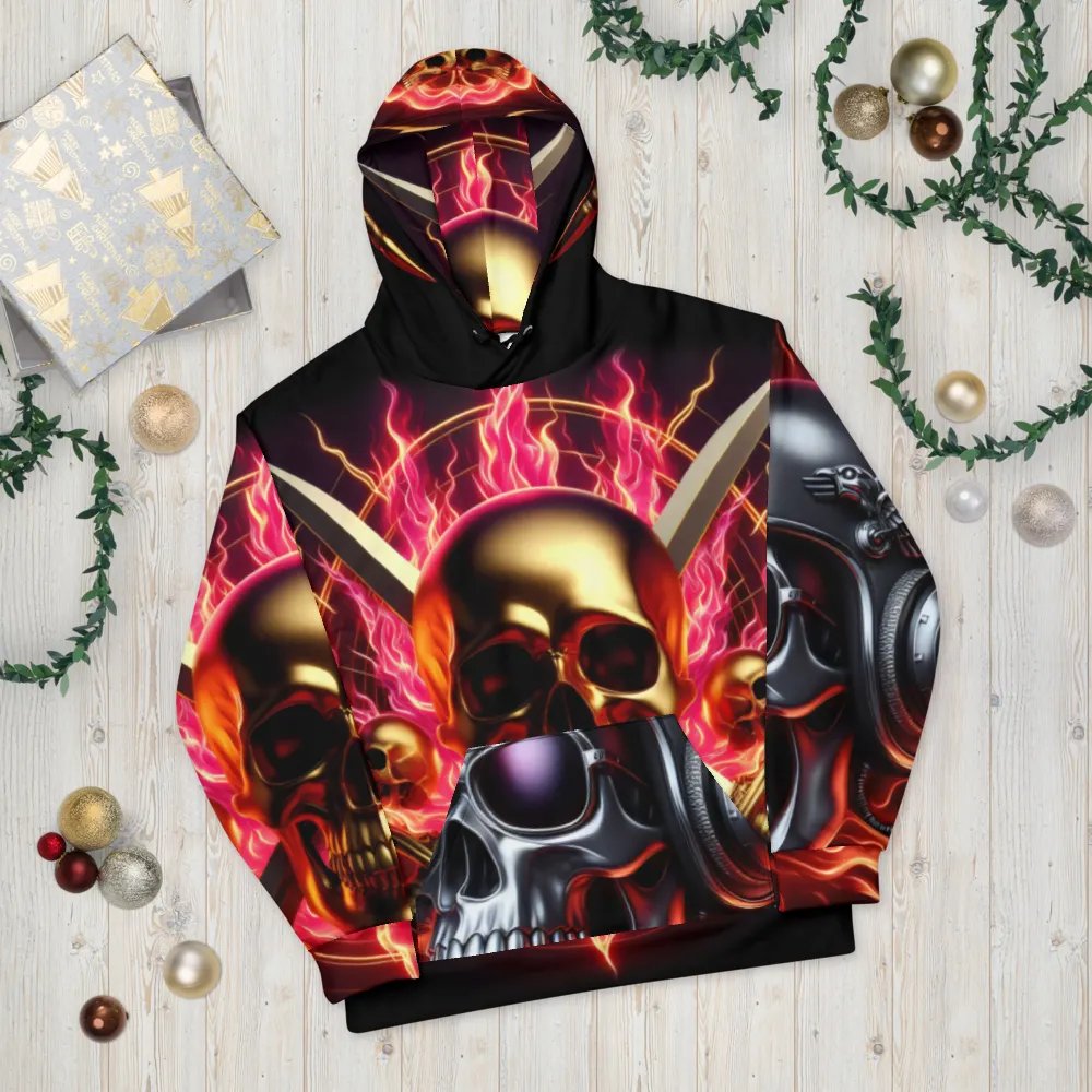 Reign of Fire - Unisex Skull Hoodie #39 product image (10)
