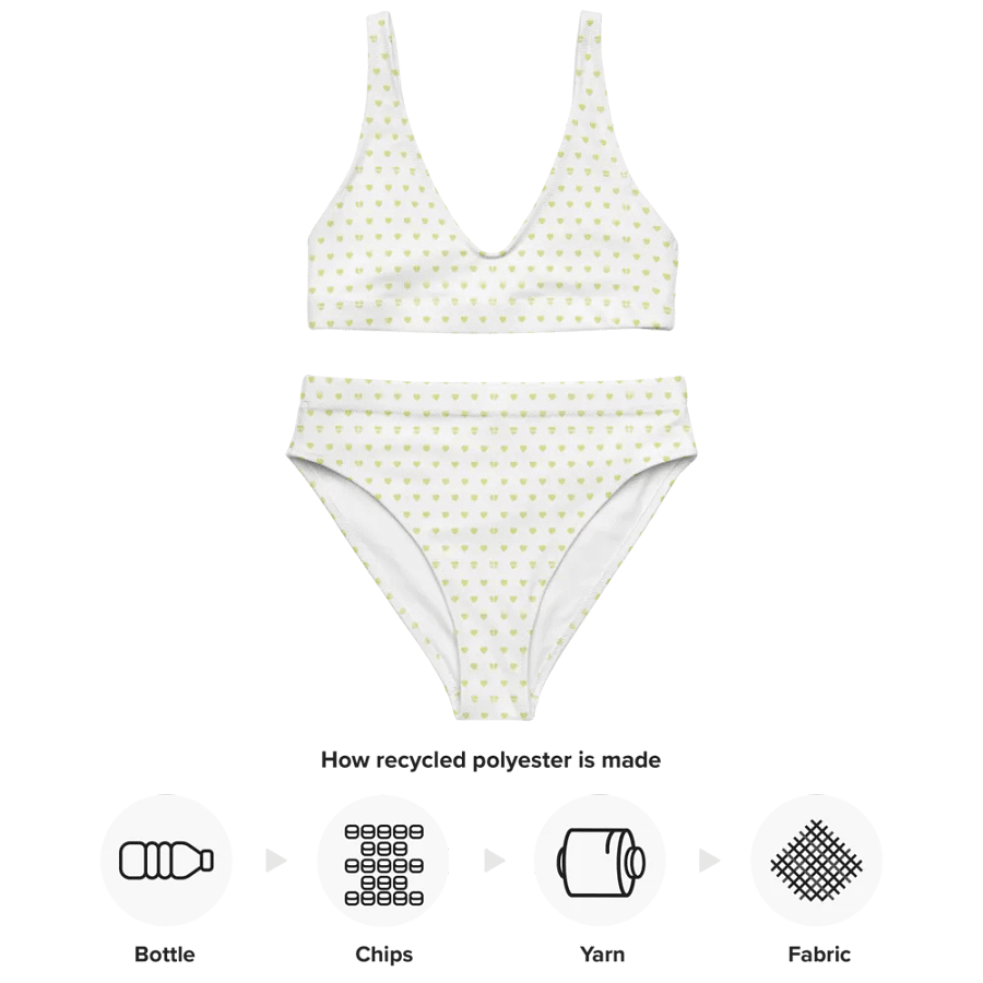 Pastel Heart Seamless Pattern High Waisted Bikini - V8 product image (4)