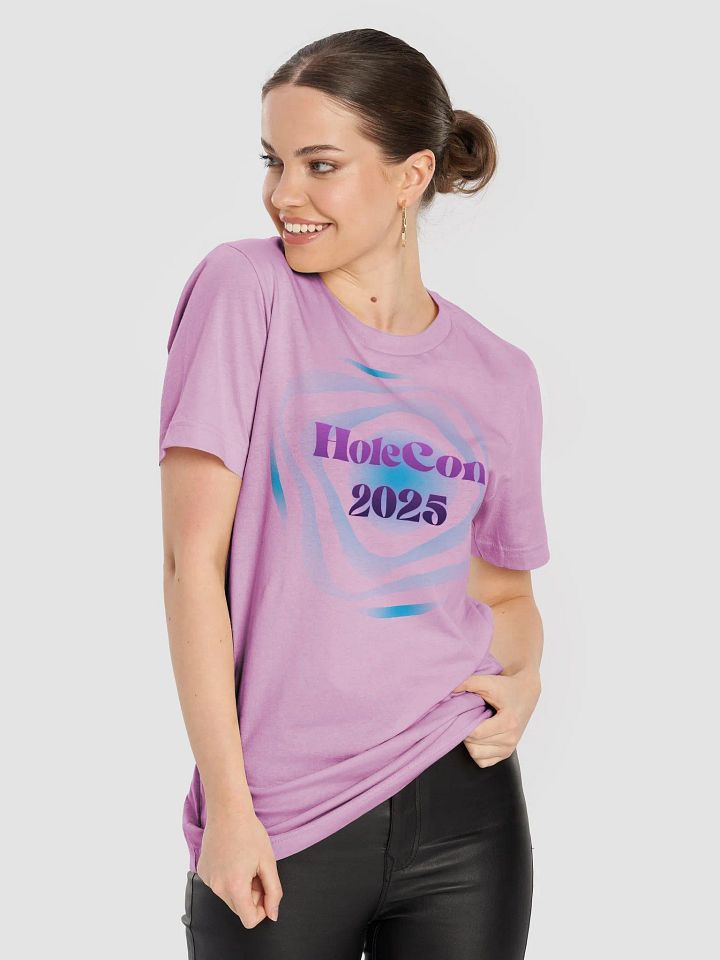 HoleCon '25 round t-shirt product image (1)