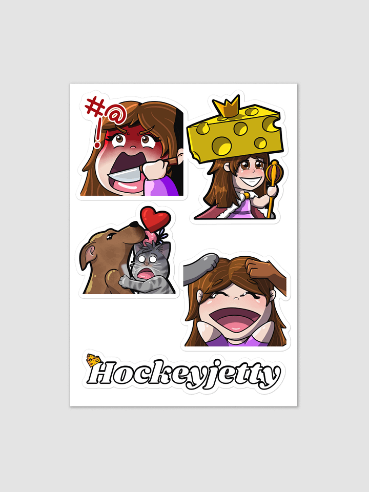 Hockeyjetty Emote Sticker Sheet product image (1)