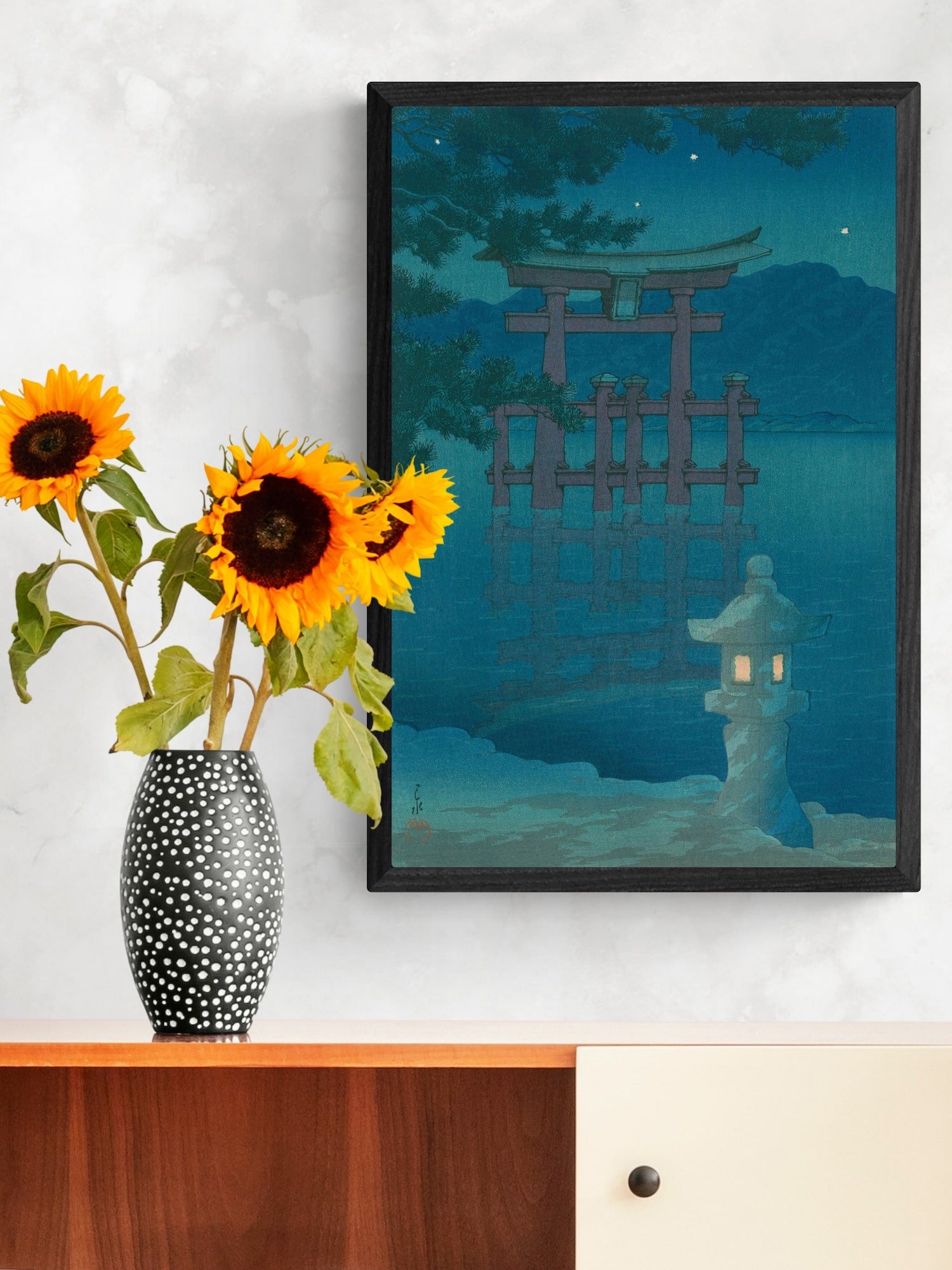 Starlit Night, Miyajima Shrine - Kawase Hasui product image (3)