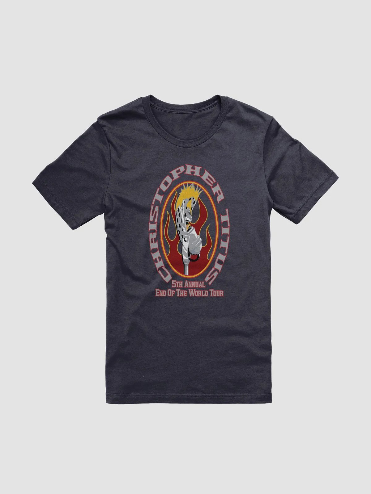 5th Annual End Of The World Tour Logo T-Shirt | Christopher