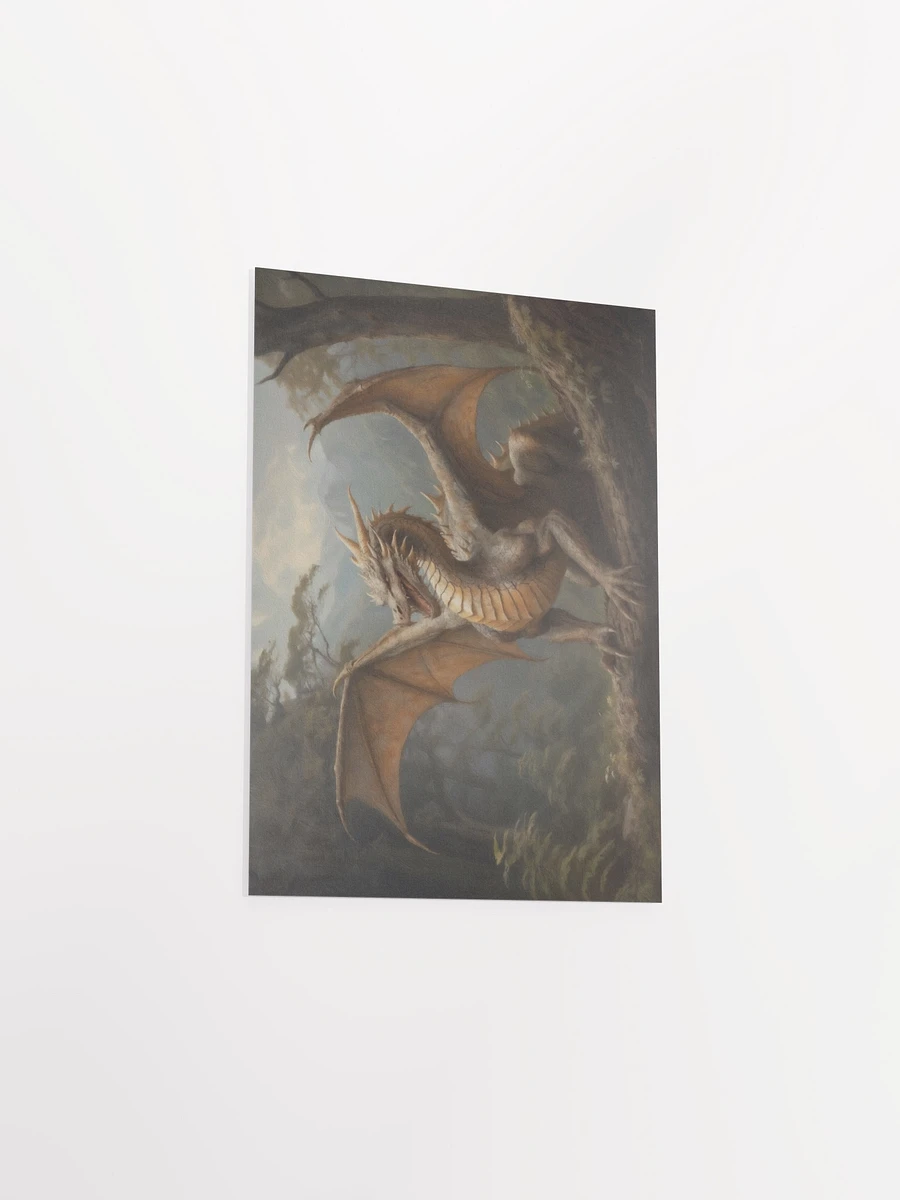 Enchanted Forest Dragon: Fantasy Art Poster product image (6)