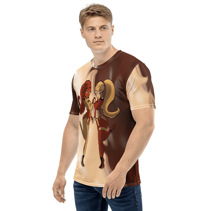 Mirrored Beauties Vanilla & Chocolate All-Over T-Shirt product image (2)
