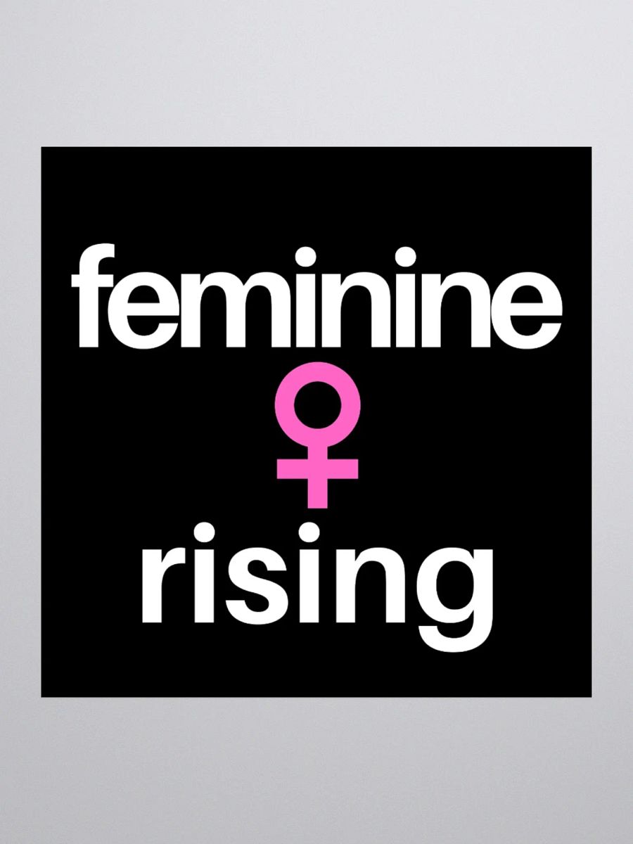 Feminine Rising Sticker. product image (1)