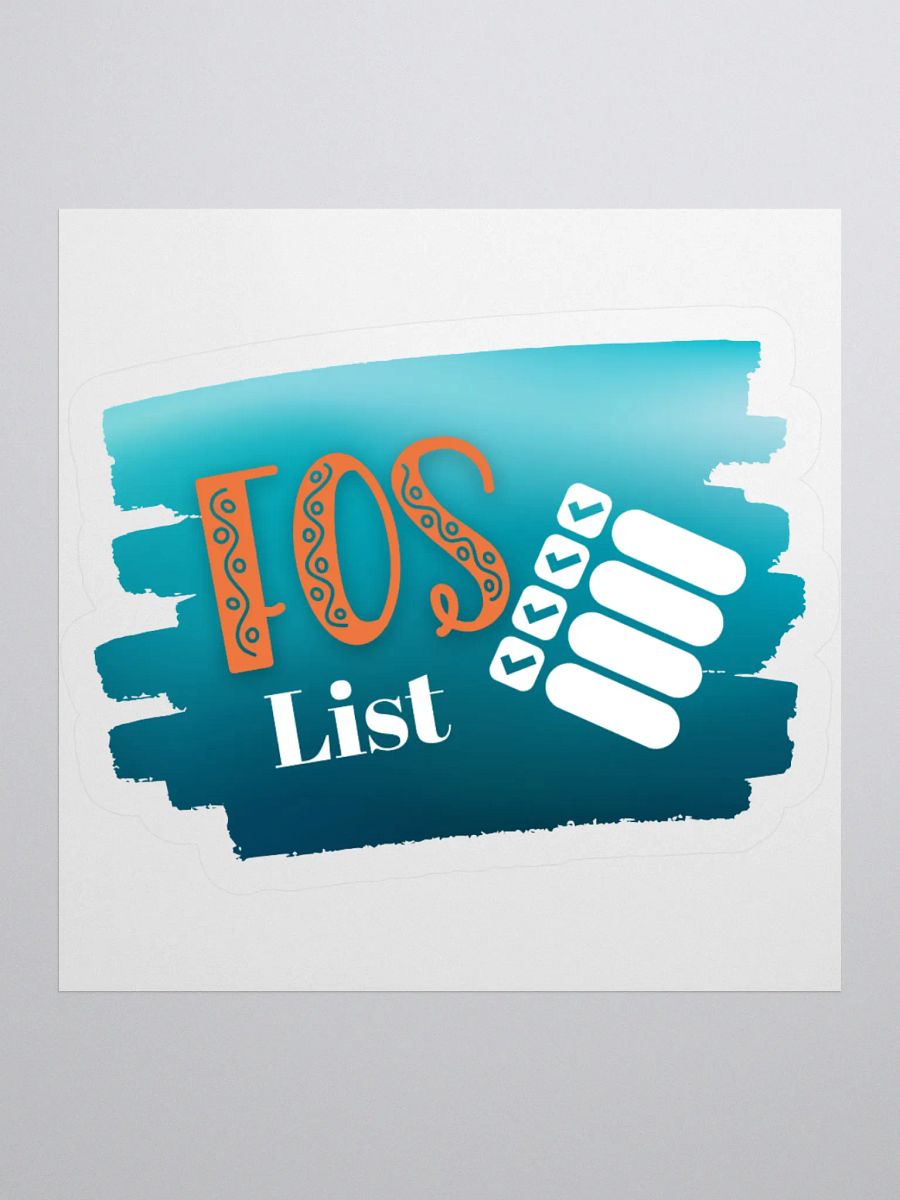 Fight On Sight List Kiss Cut Stickers product image (1)