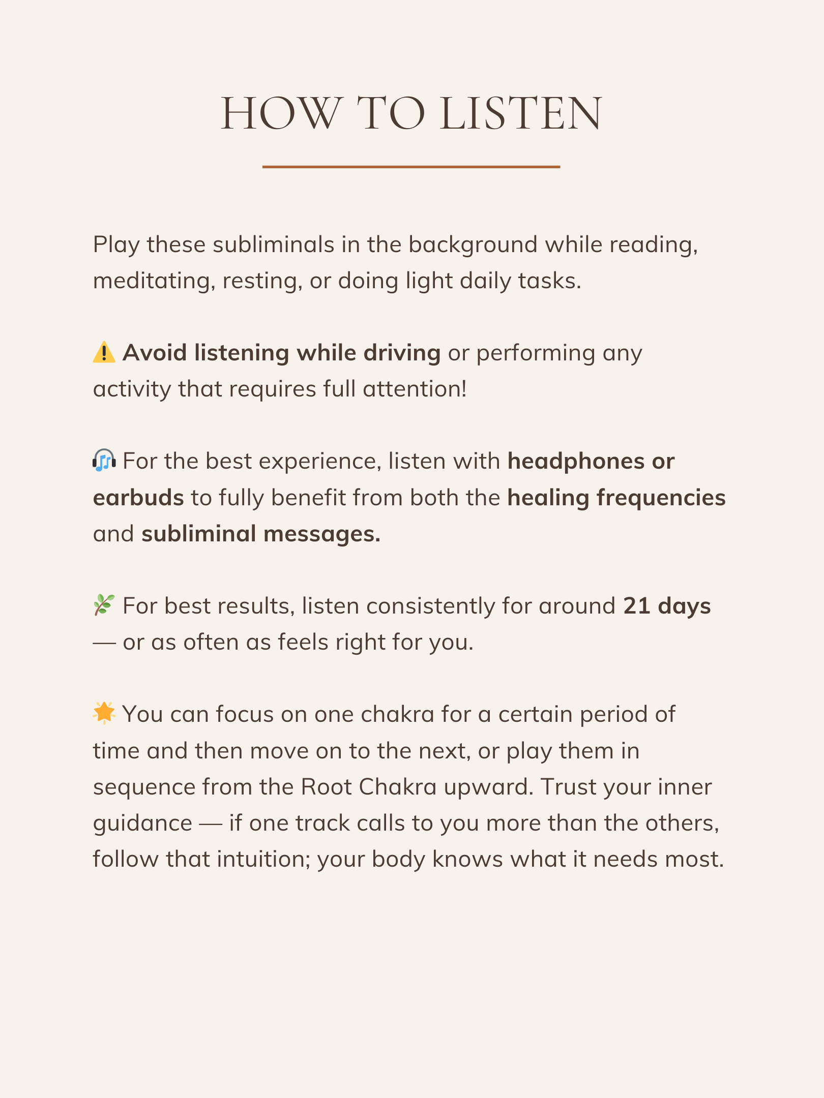 3 Chakra Healing Subliminals MP3 Bundle-Root • Sacral • Solar Plexus | MP3 Audio Download product image (6)