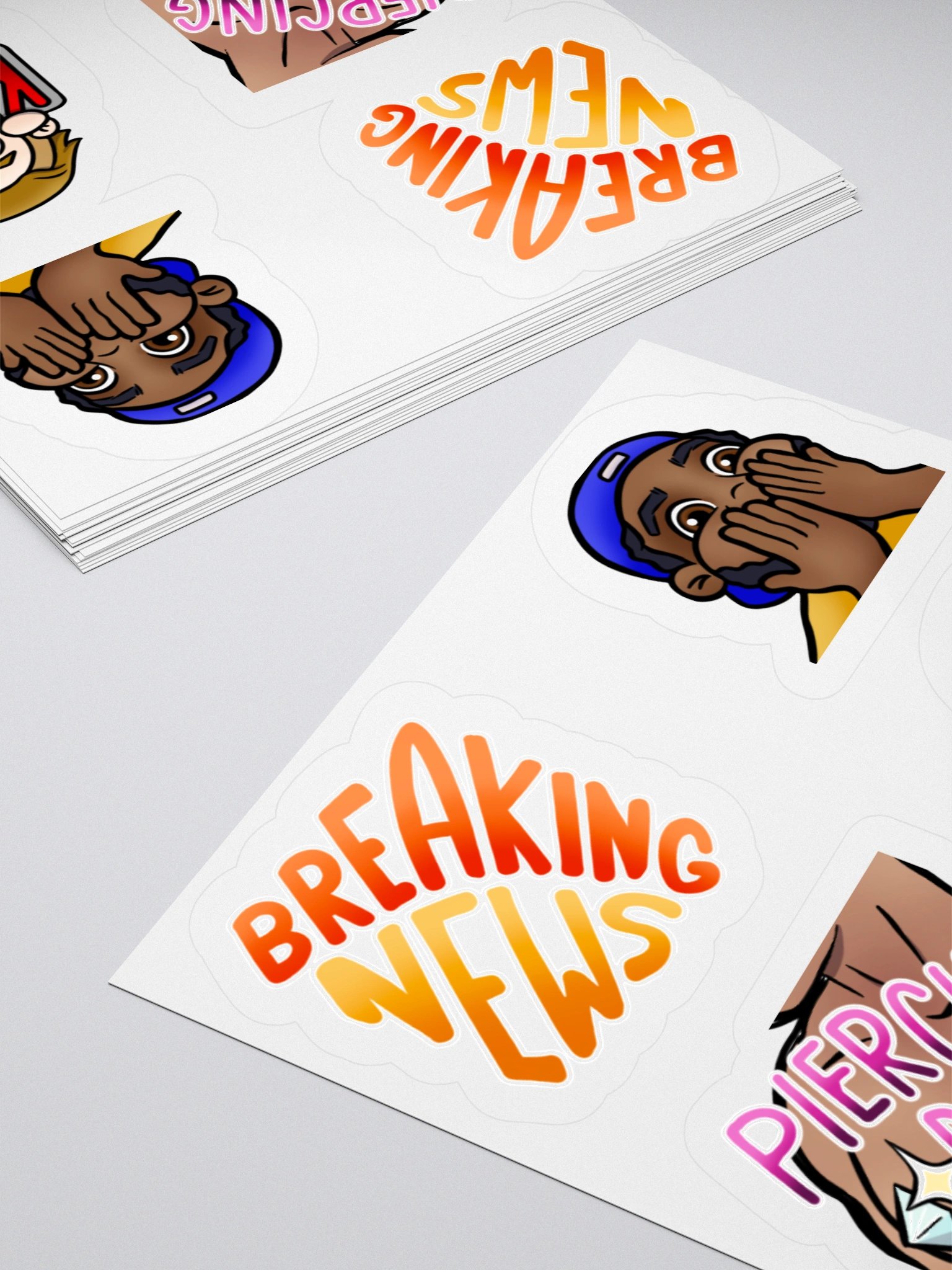 Crit Hit Emotes Stickers product image (11)