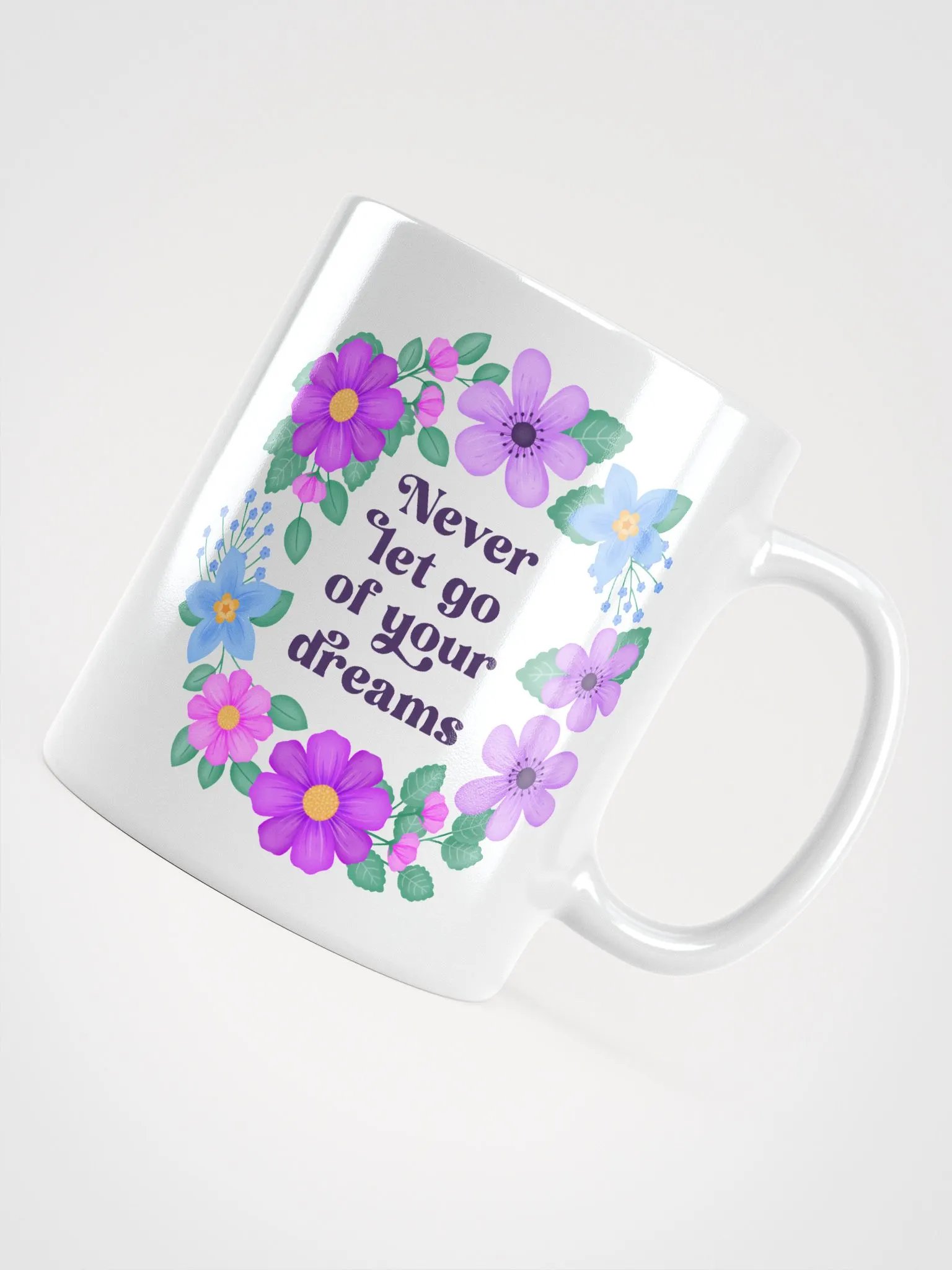 Never let go of your dreams - Motivational Mug product image (4)