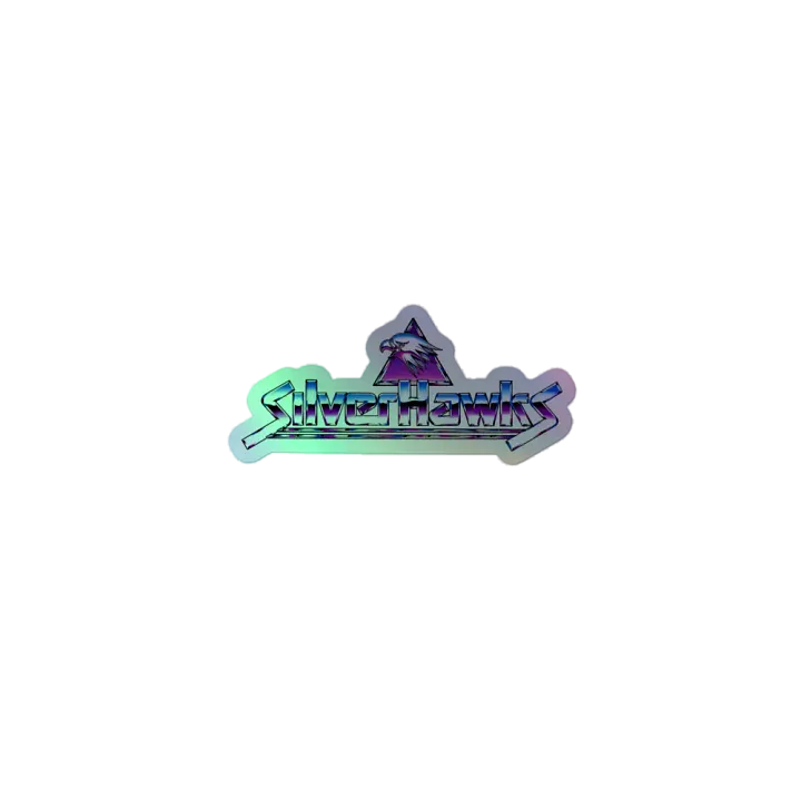 SilverHawks Retro Hawk Emblem Holofoil Sticker product image (1)