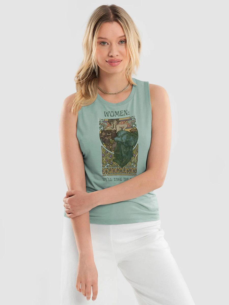 We'll Take The Bear: Retro Print Women's muscle Tank Top product image (10)