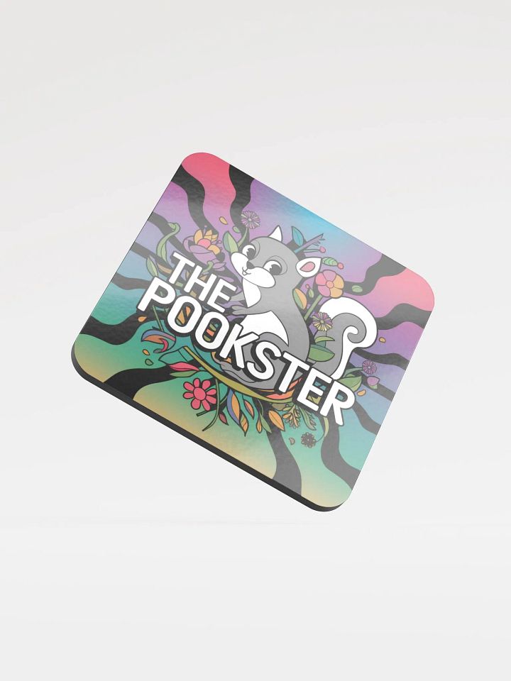 Coaster or micro art piece: flower and psychedelic pookster product image (1)