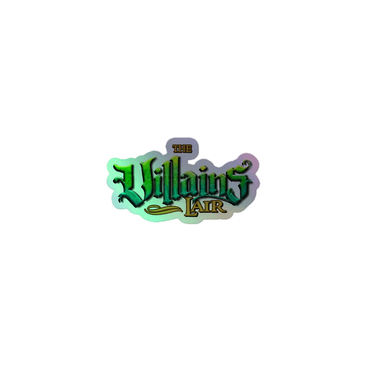 The Villains Lair Reflective Sticker product image (1)