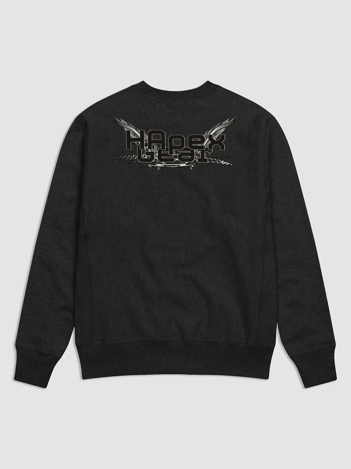Cotton Max Sweatshirt - Black HApex Gear White Logo product image (1)