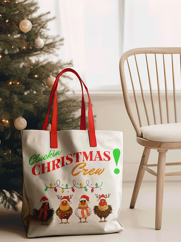Chicken Christmas Crew Tote product image (1)