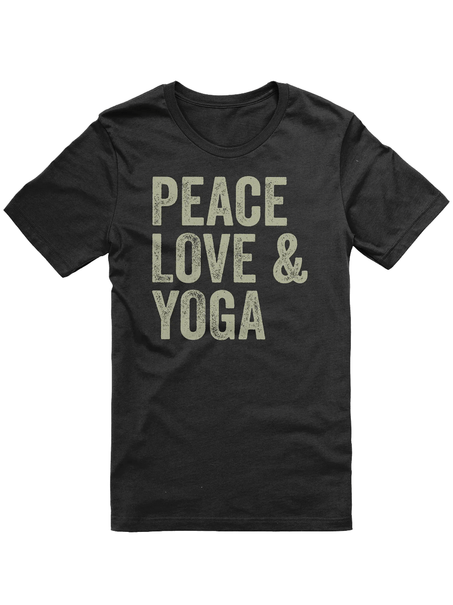 Peace Love And Yoga T-Shirt product image (1)