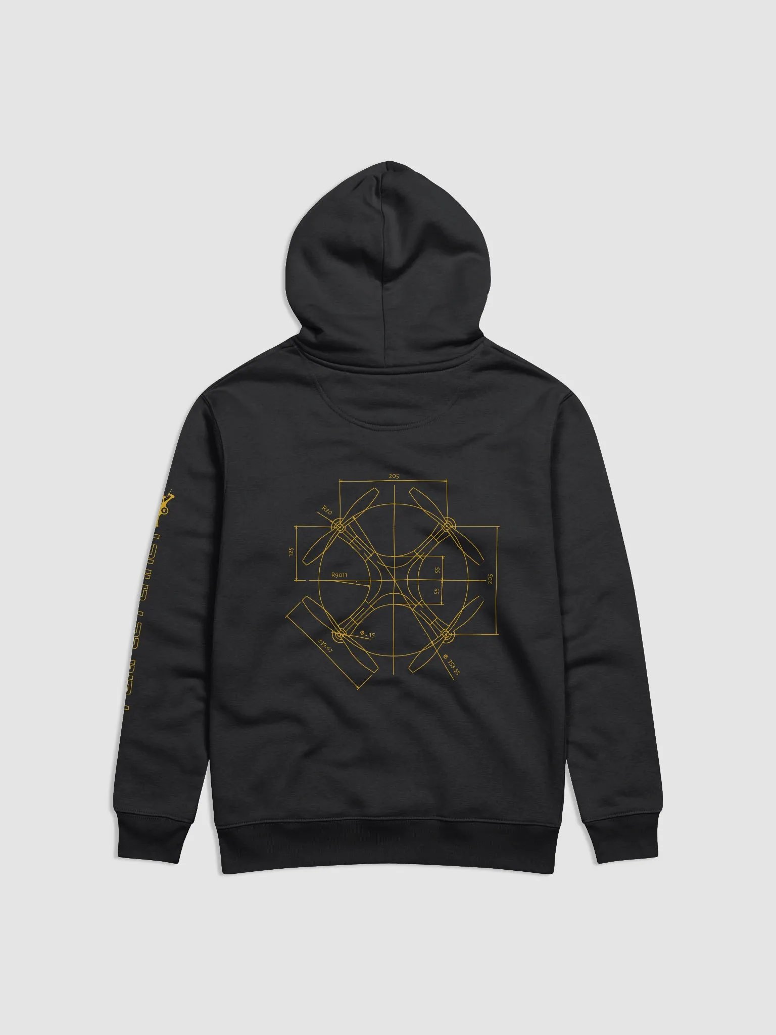 Drone Team Black Hoodie product image (2)