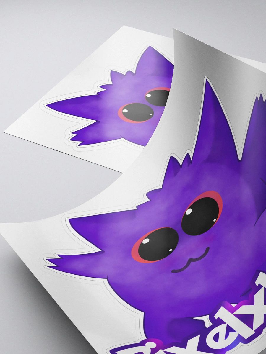 PixelxKitten Gengar Logo Sticker product image (4)