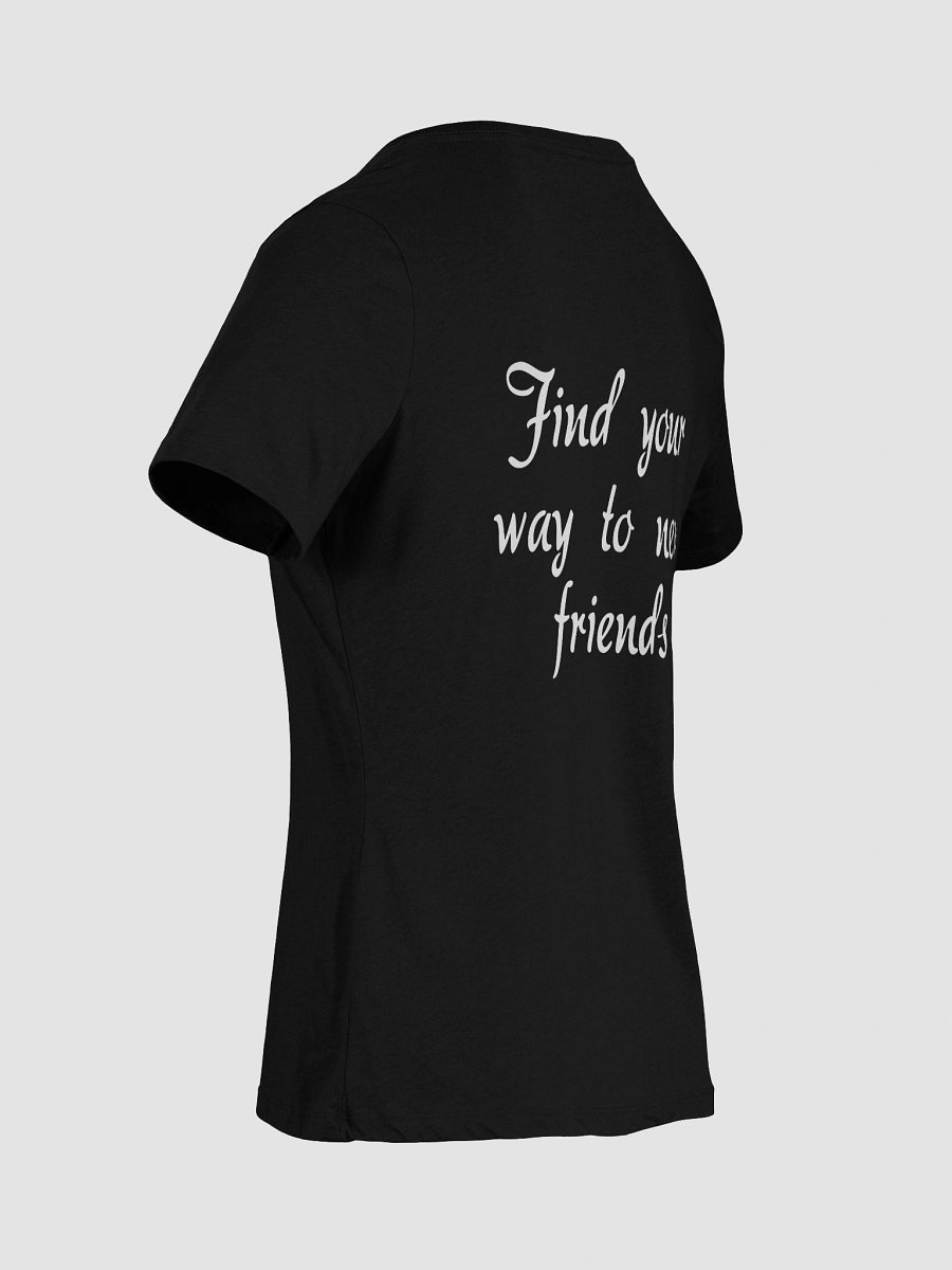 BaB Compass Women's V Neck Tee - White Logo product image (22)
