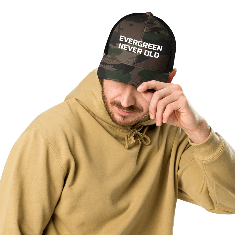 Urgers Evergreen Camouflage Trucker Hat product image (7)