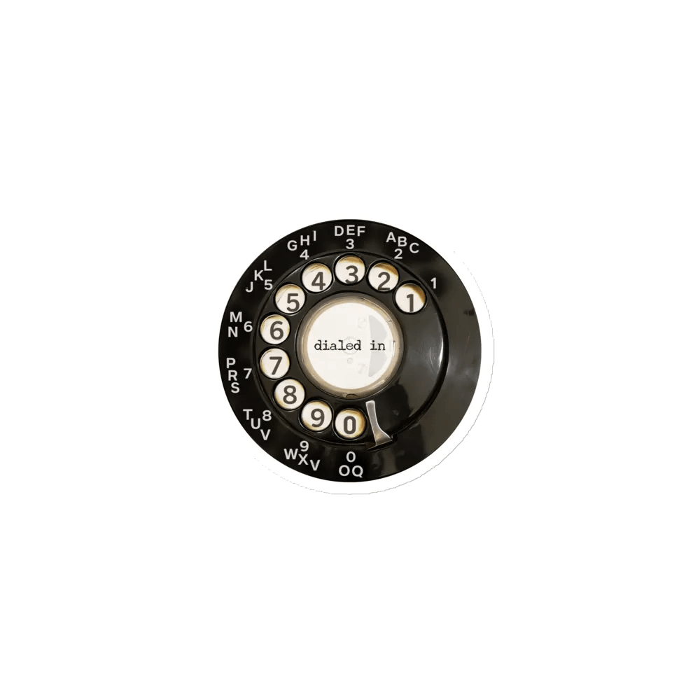 Dialed In Vintage Phone Magnet product image (1)