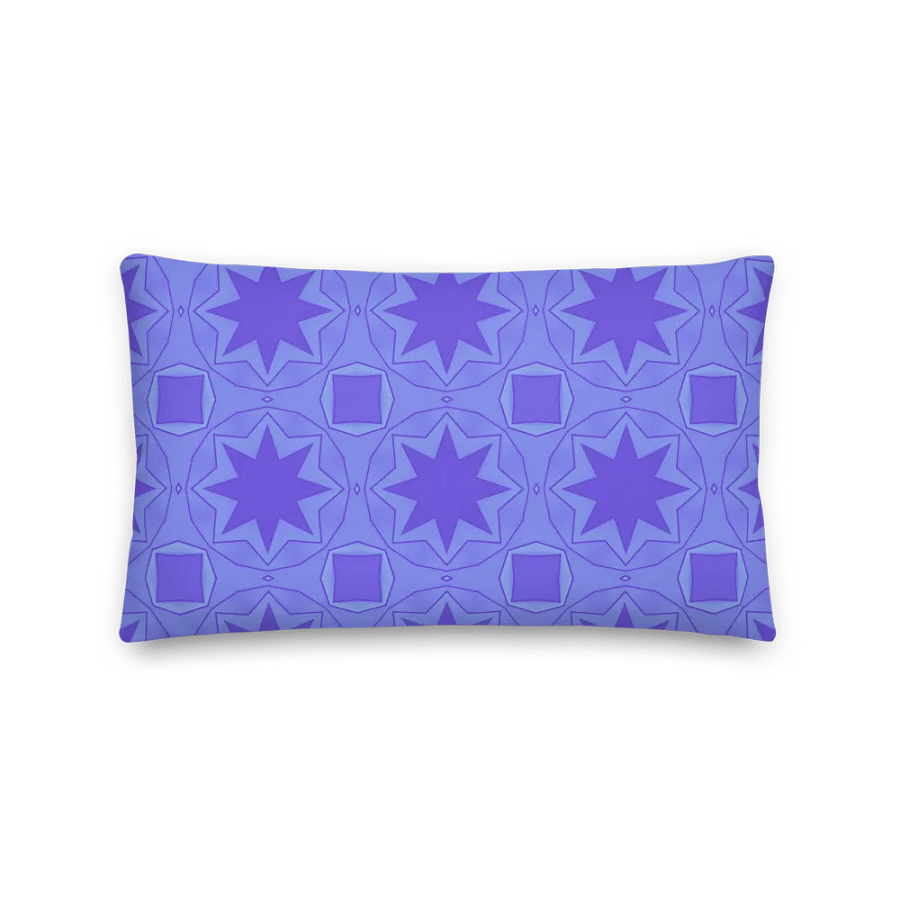 Blue star premium pillow (Reversible and in 3 sizes/shapes) product image (2)