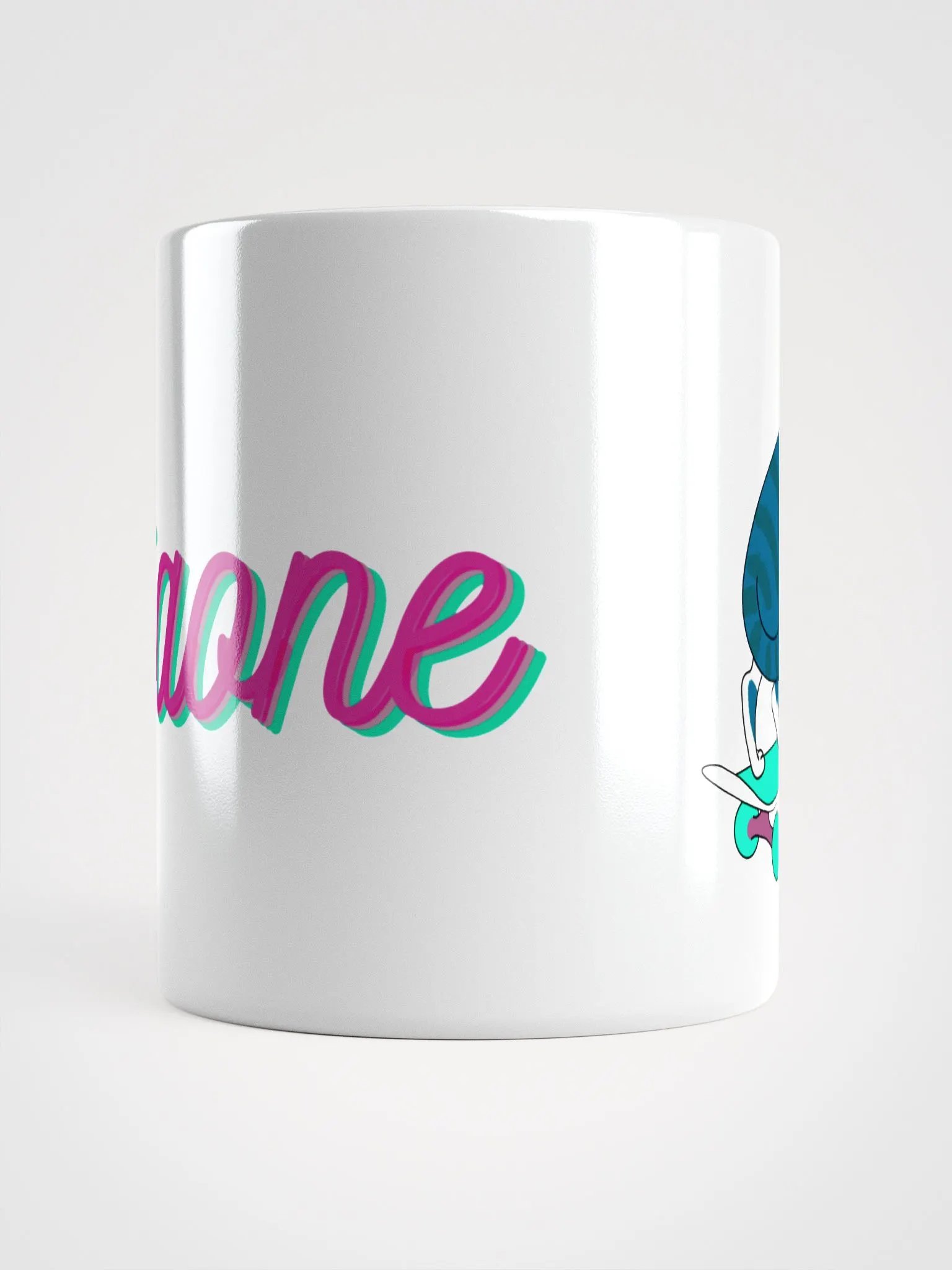 "Ciaone" Gatto Skater Tazza Lucida Bianca product image (2)