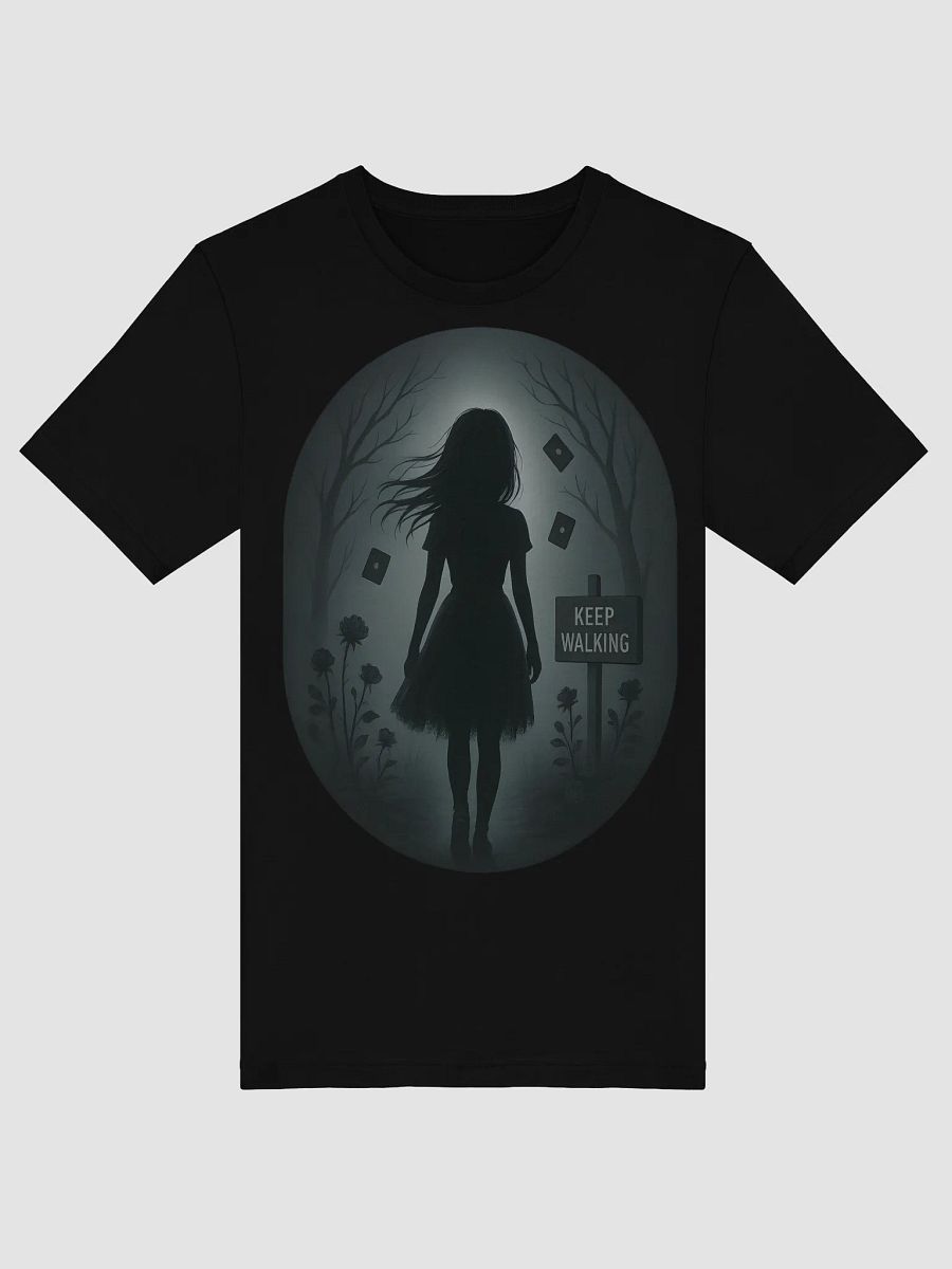 Mystic Teal Forest T-Shirt – Dark Aesthetic Fashion product image (5)