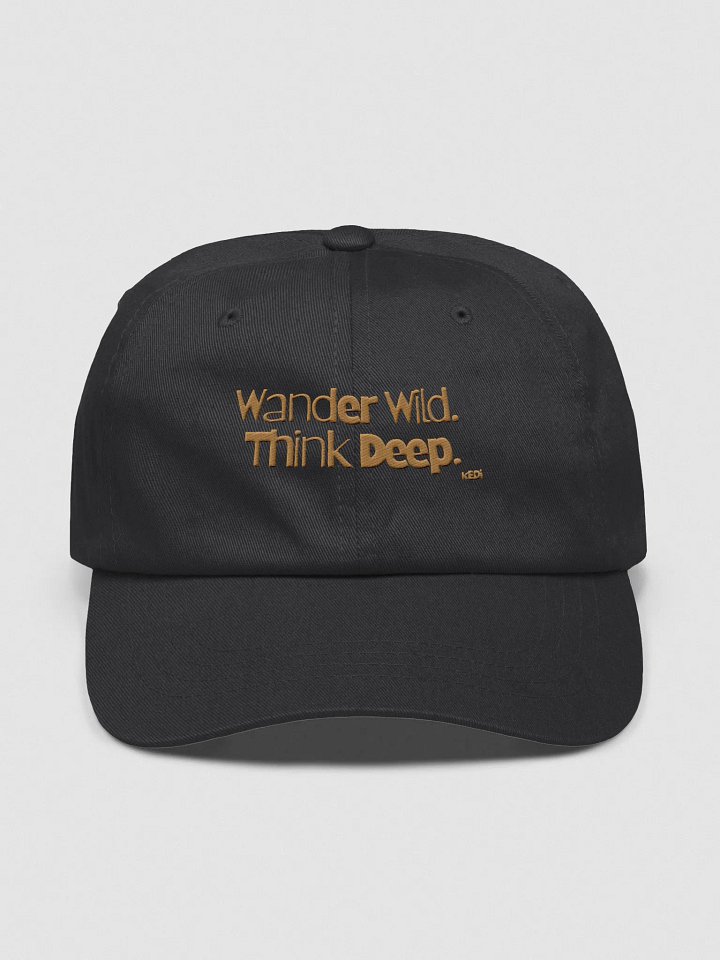 Wander Wild. Think Deep. Embroidered Dad Hat product image (1)
