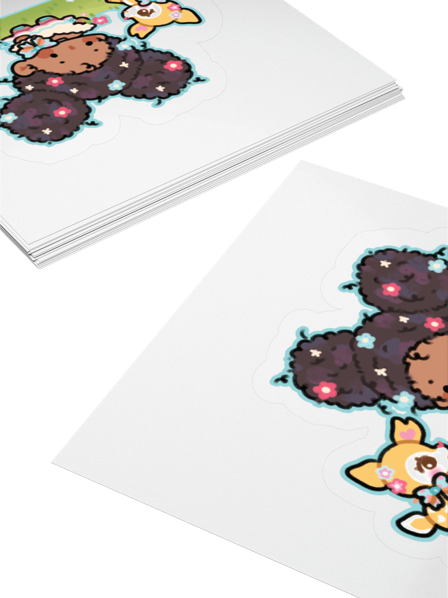 ♡ silly minty blue sticker product image (4)