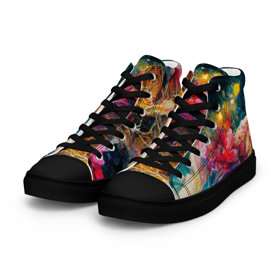 Celestial Nest Women's canvas High Tops product image (6)