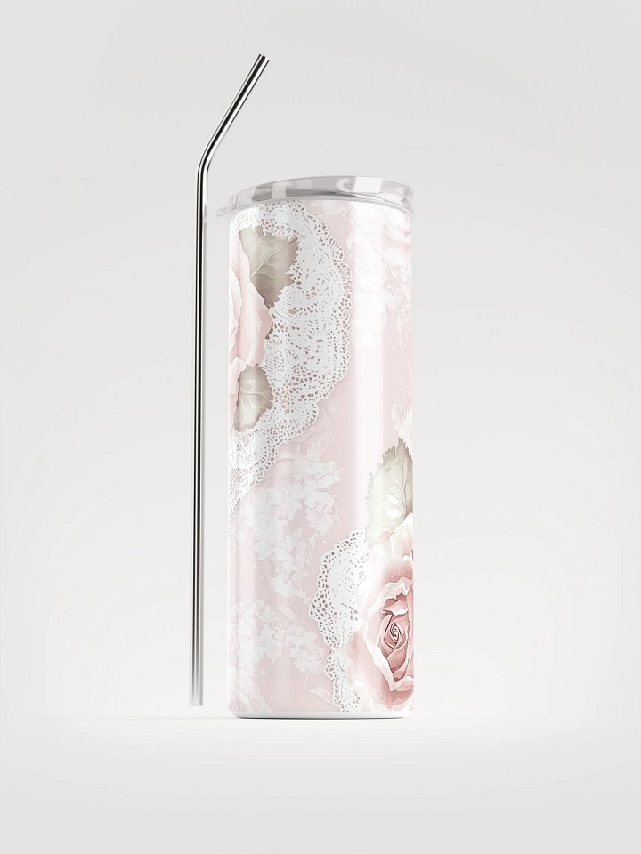 Lace Rose Stainless Steel Tumbler product image (1)