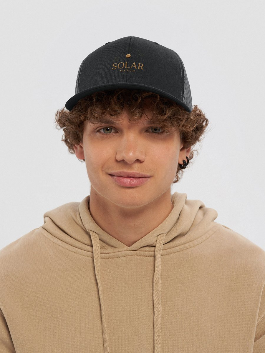 BL solar merch logo trucker hat product image (5)