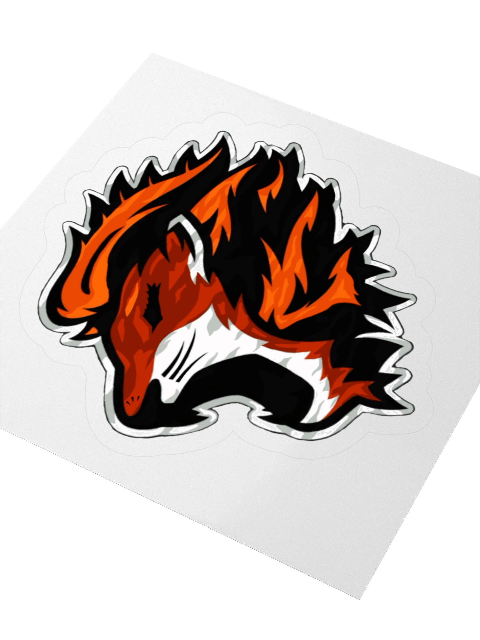 Blood Sport Hockey Orange Cats XL Sticker product image (9)