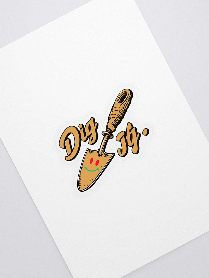 Dig It Trowel Sticker Sheet product image (1)