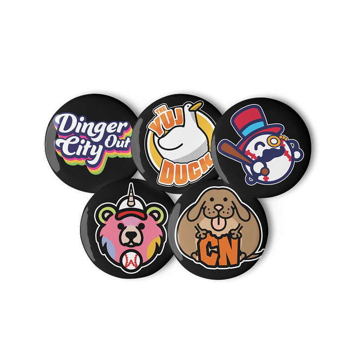 Set of 5 Logo Buttons 2 product image (3)